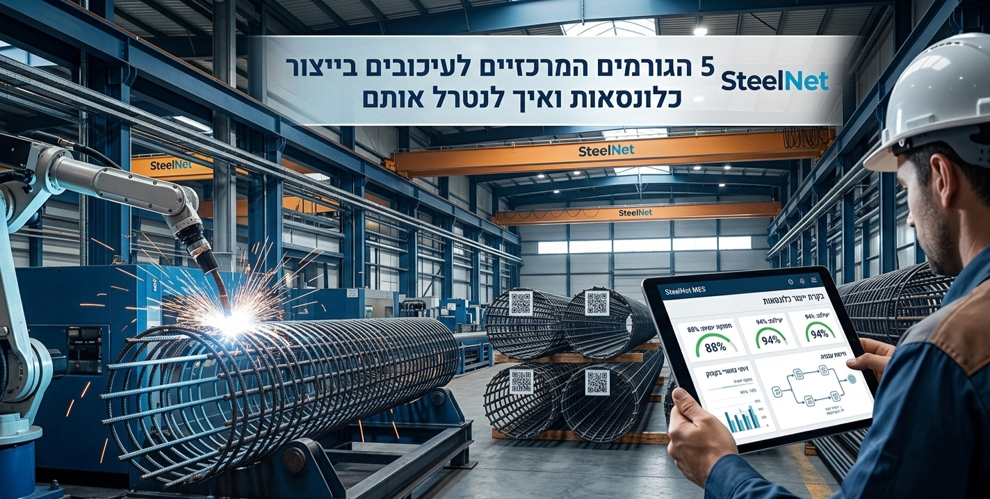  הגורמים המרכזיים לעיכובים בייצור כלונסאות ואיך לנטרל אותם